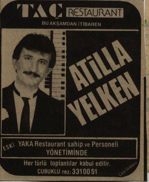 Duyuru Afişleri 15 Atilla Yelken