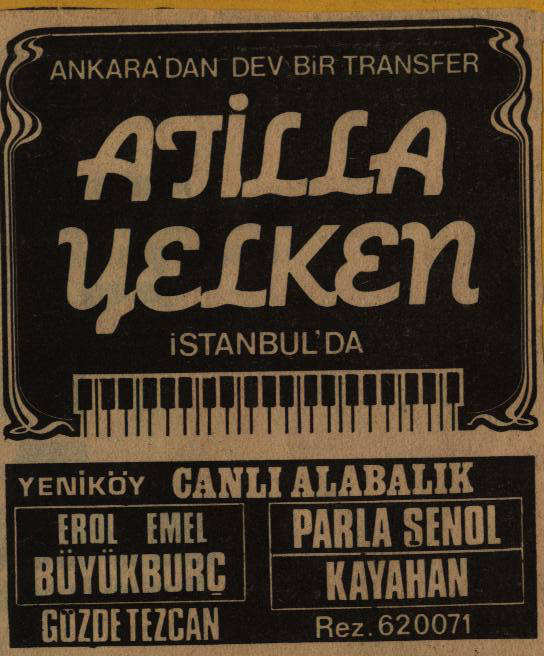 Duyuru Afişleri 12 Atilla Yelken